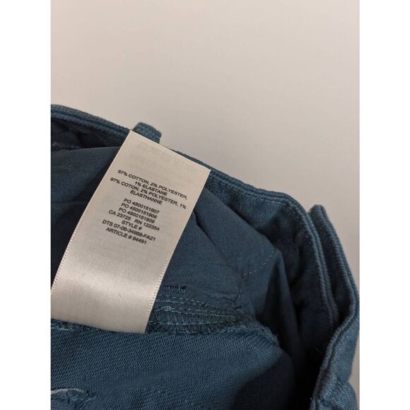 Aritzia Wilfred Free high-rise straight leg teal jeans size 8 - Picture 4 of 7